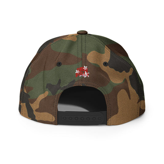 Reverse COMO Woodland Camo Snapback - SandBoxBullyShop