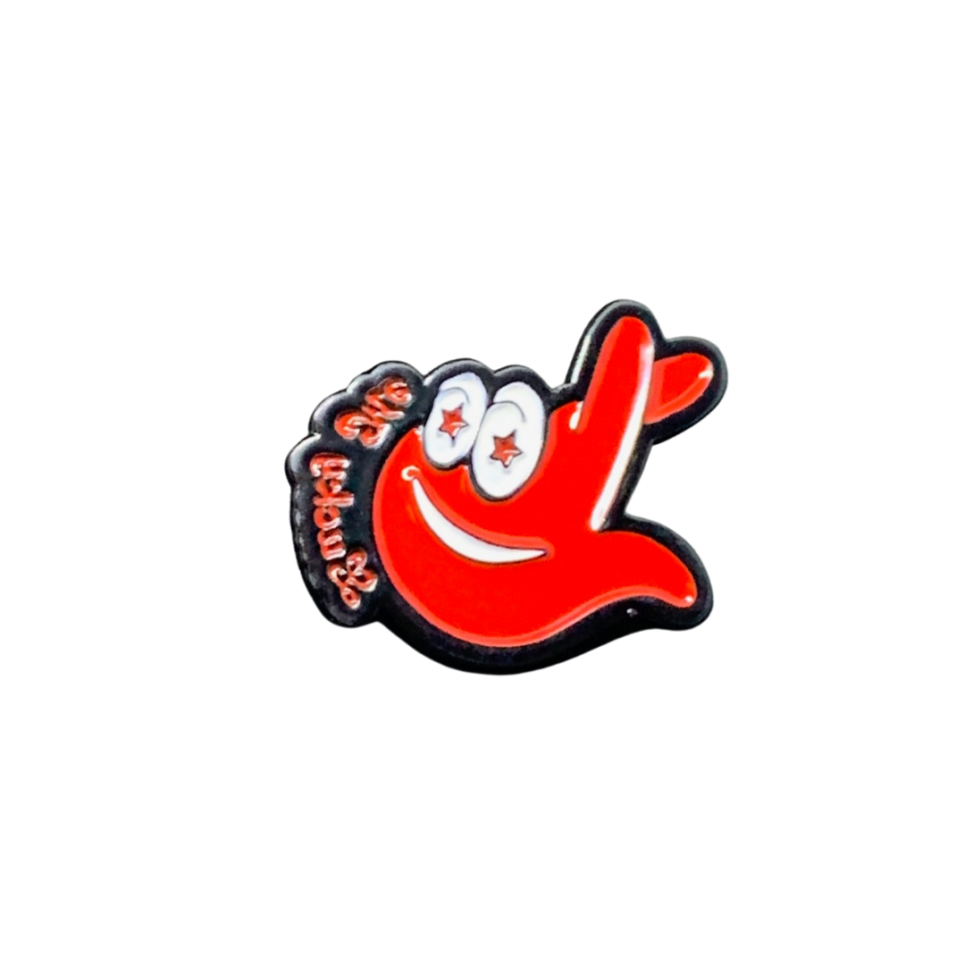 Lucky Me Lapel In Red