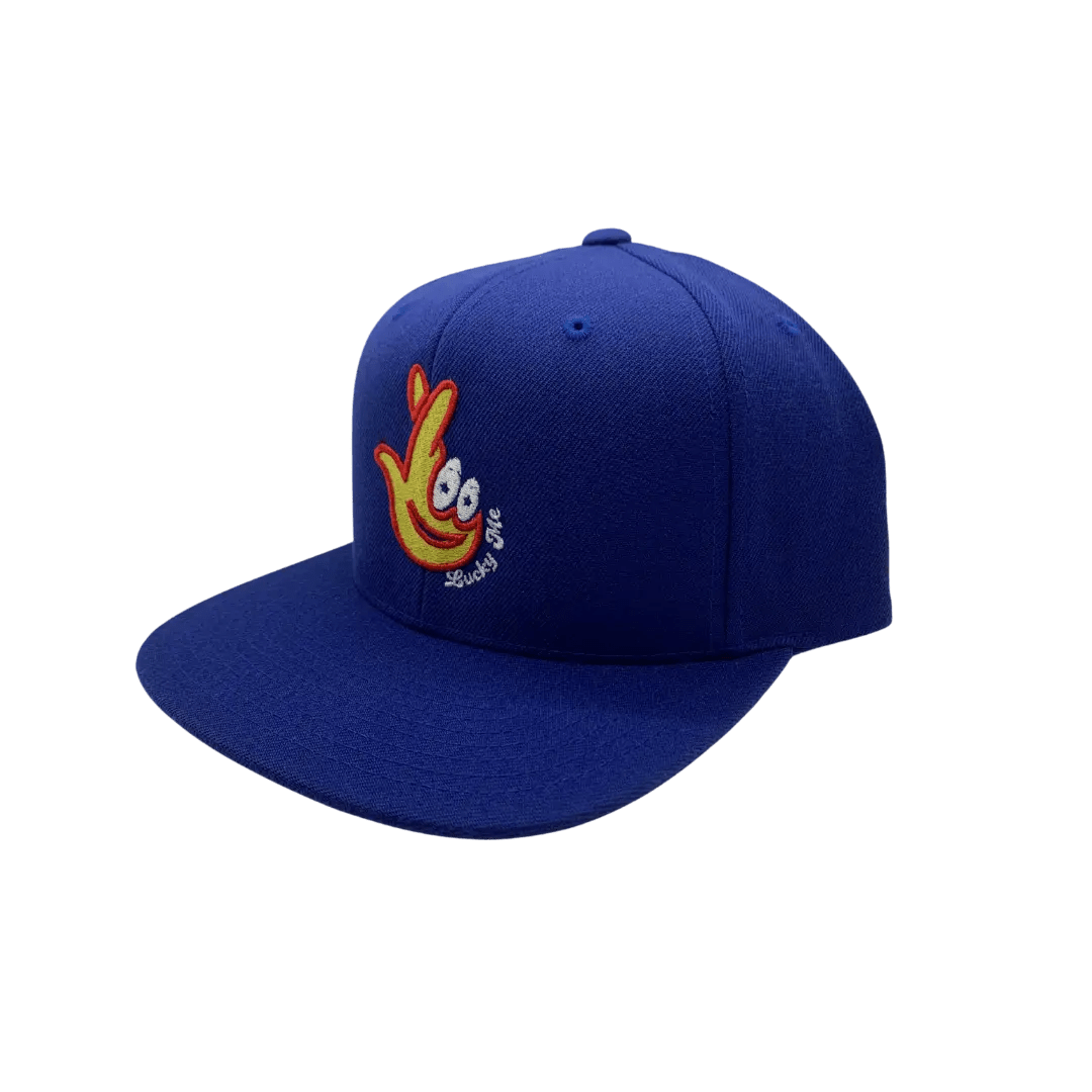 Royal Blue/Red Lucky Me 3D Outlined Snapback - SandBoxBullyShop