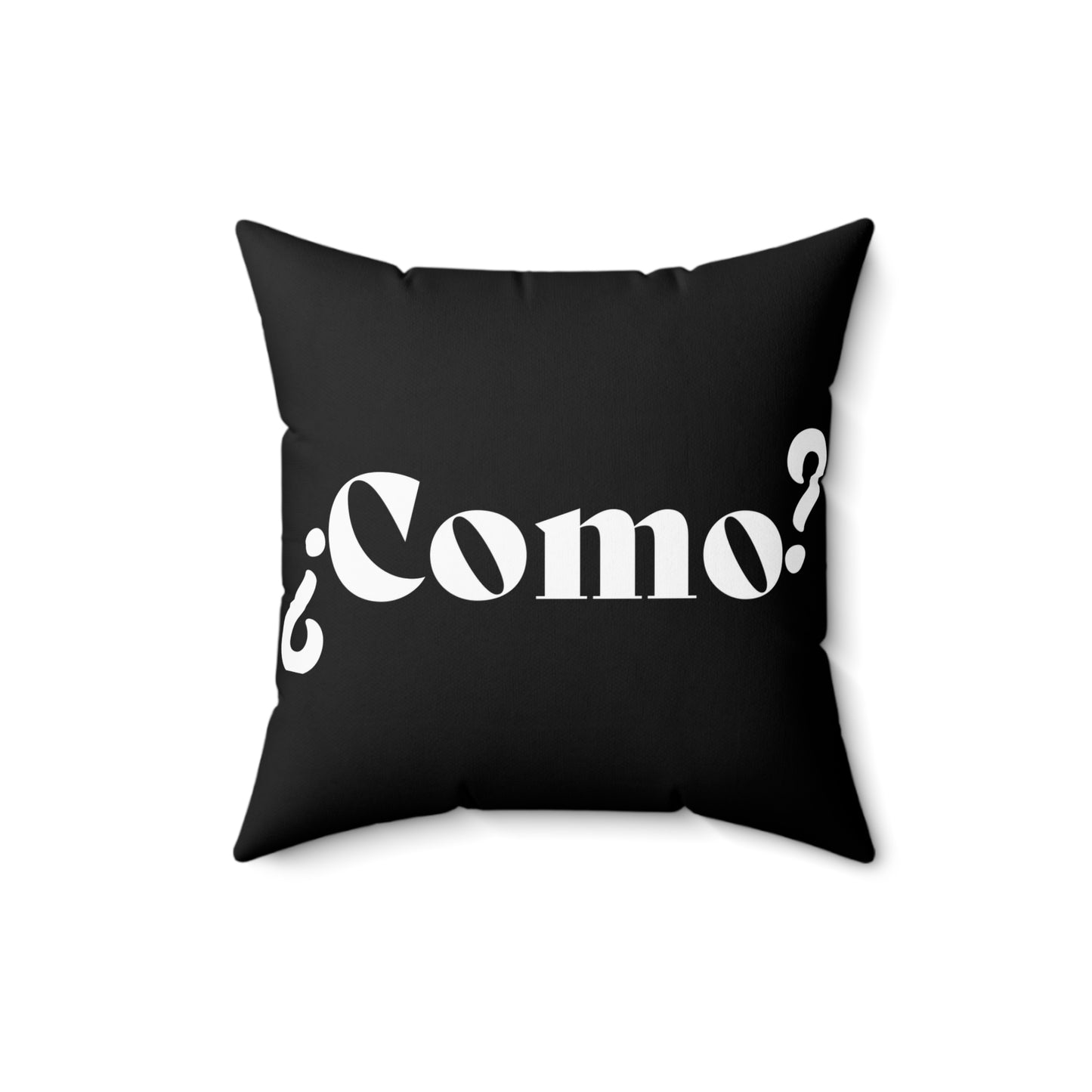 ¿Como? Decorative Accent Pillow
