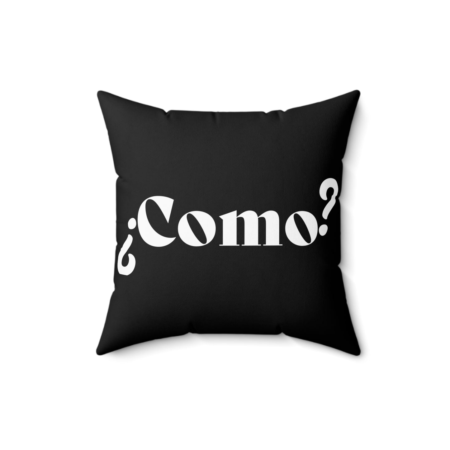 ¿Como? Decorative Accent Pillow