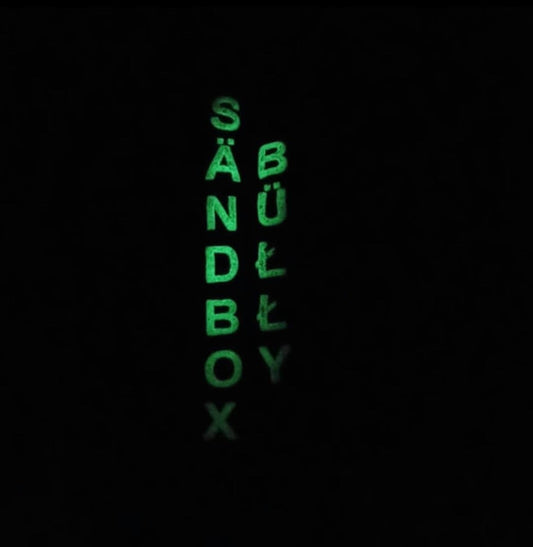 Black Glow-in-the-Dark Puff Print Sweatsuit + Free Socks | SANDBOX BULLY™ - SandBoxBullyShop
