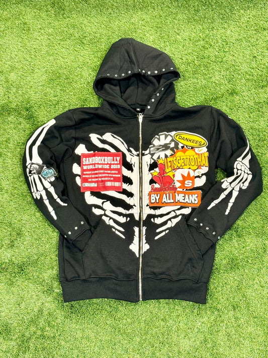 By ALL Means Zip Hoodie - SandBoxBullyShop