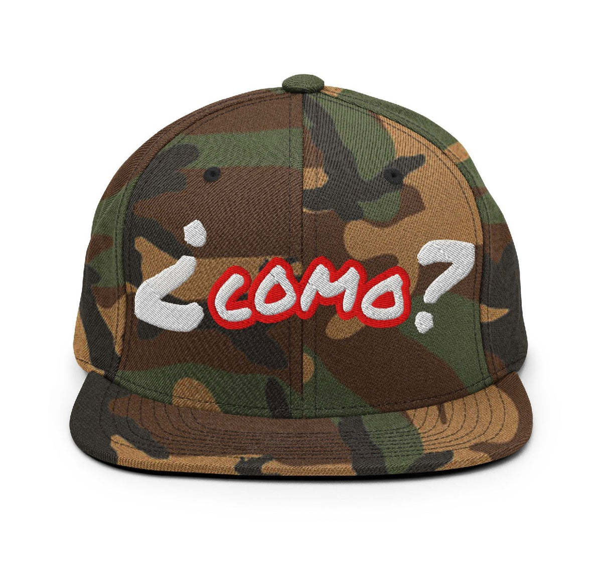 COMO Double-Up Pack - Woodland Camo Como Snapback front