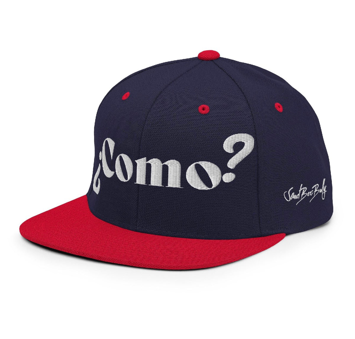 COMO Double-Up Pack - Navy/Red Como Snapback angle