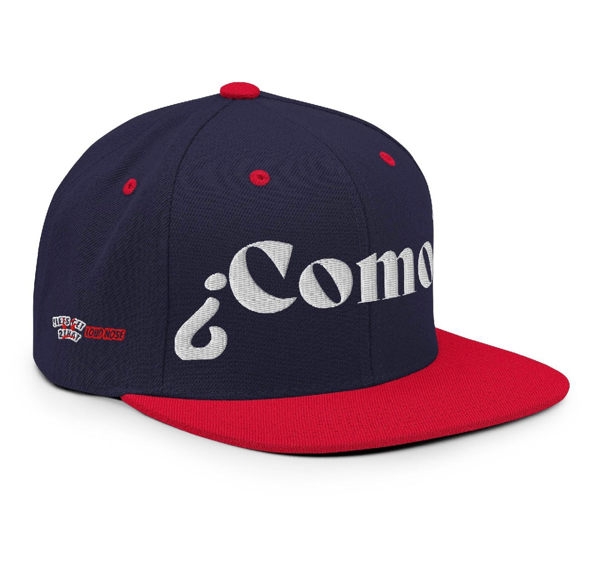 COMO Double-Up Pack - Navy/Red Como Snapback side