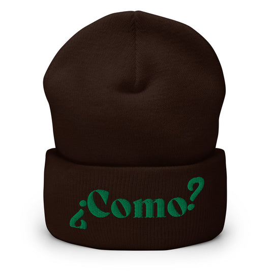 ¿Como? Signature Knit Beanie - SandBoxBullyShop