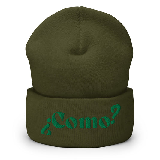 ¿Como? Signature Knit Beanie - SandBoxBullyShop