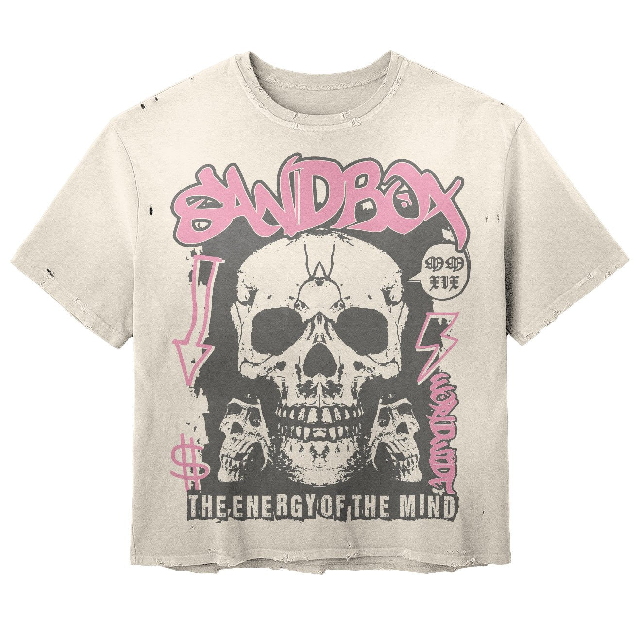 Energy of the Mind Distressed Tshirt - SandBoxBullyShop