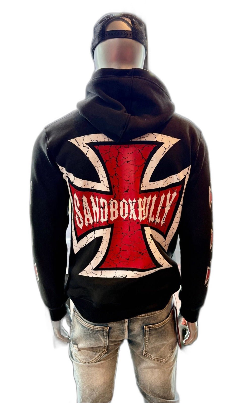 Iron Cross Hoodie - SandBoxBullyShop