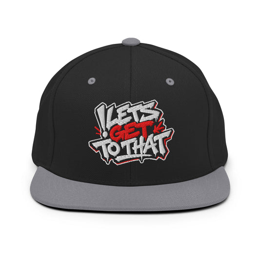 Let's Get To That Snapback — Black / Silver - SandBoxBullyShop