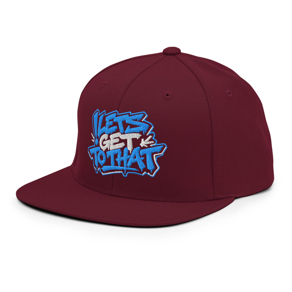 Let's Get To That Snapback — Maroon - SandBoxBullyShop
