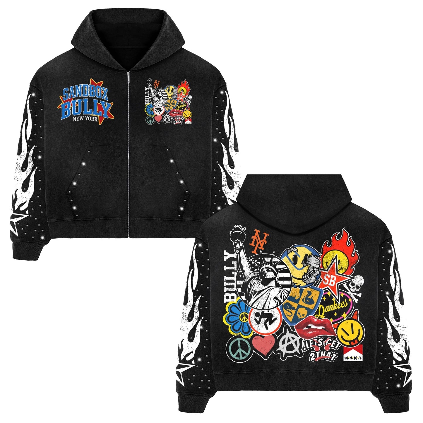 Liberty Rebellion Zip Hoodie - SandBoxBullyShop