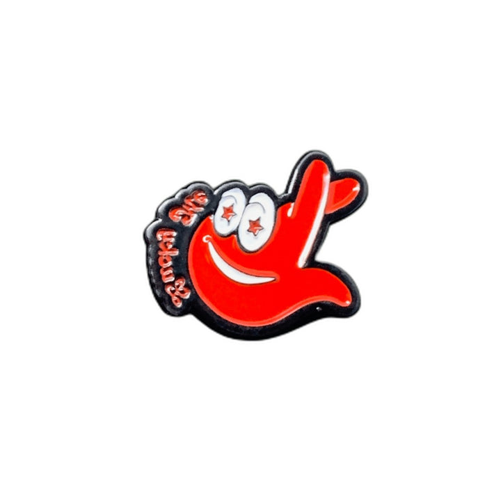 Lucky Me Lapel In Red - SandBoxBullyShop
