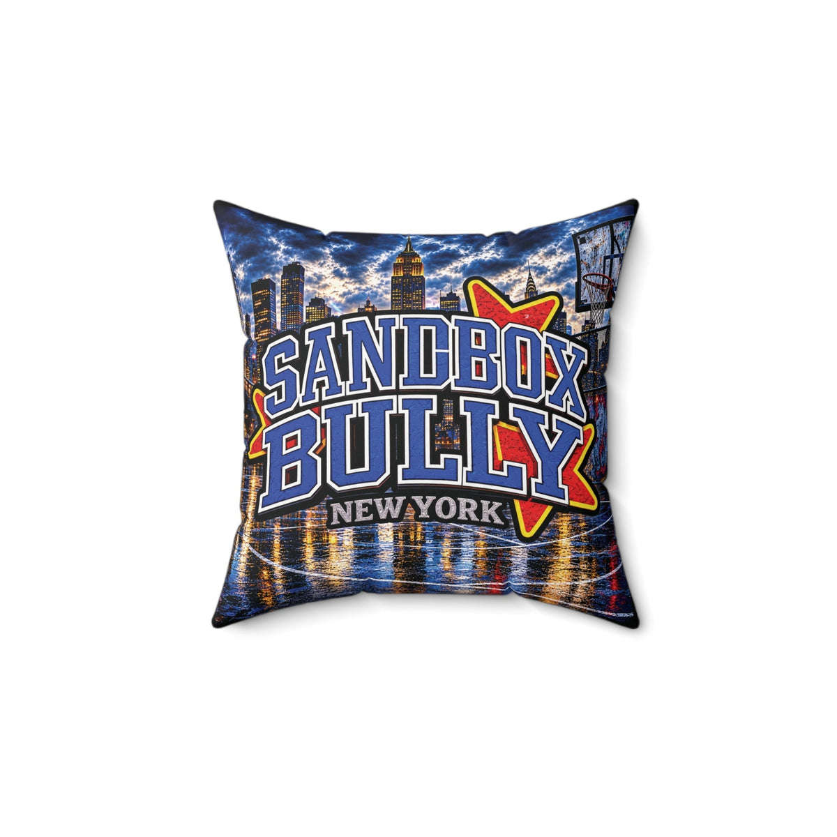 New York City Skyline Throw Pillow | SANDBOX BULLY™ - SandBoxBullyShop