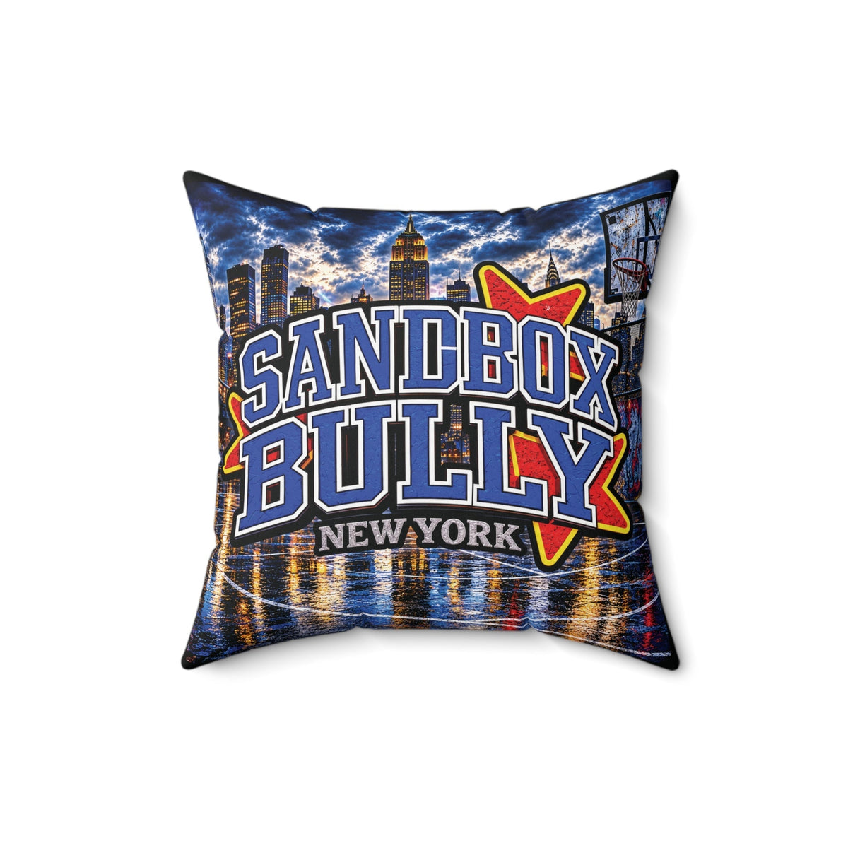 New York City Skyline Throw Pillow | SANDBOX BULLY™ - SandBoxBullyShop