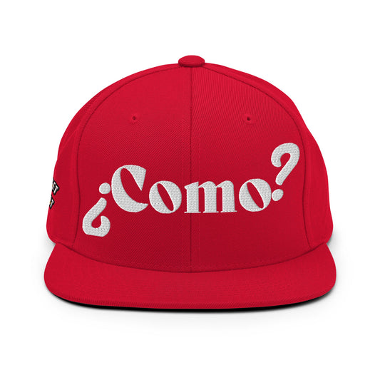 Red ¿Cómo? Snapback - SandBoxBullyShop
