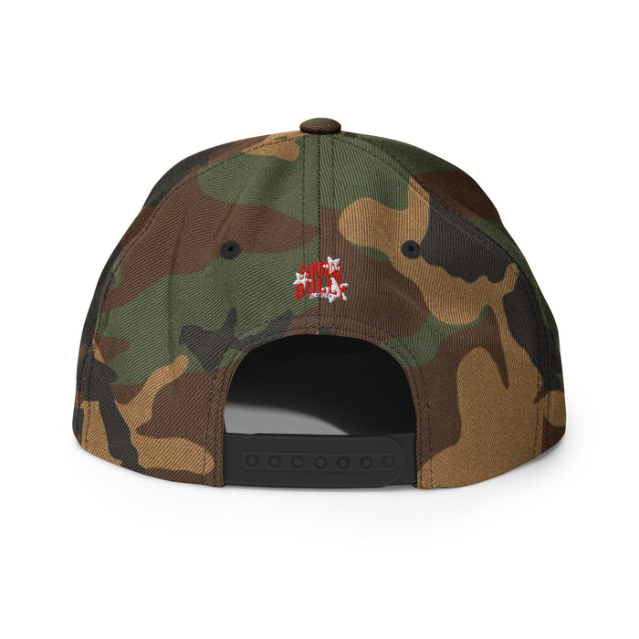 Reverse COMO Woodland Camo Snapback - SandBoxBullyShop