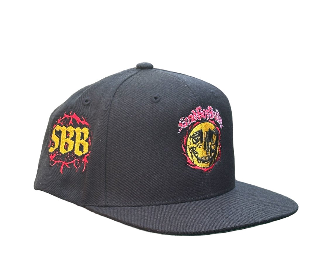 Skully Flame Snapback - SandBoxBullyShop