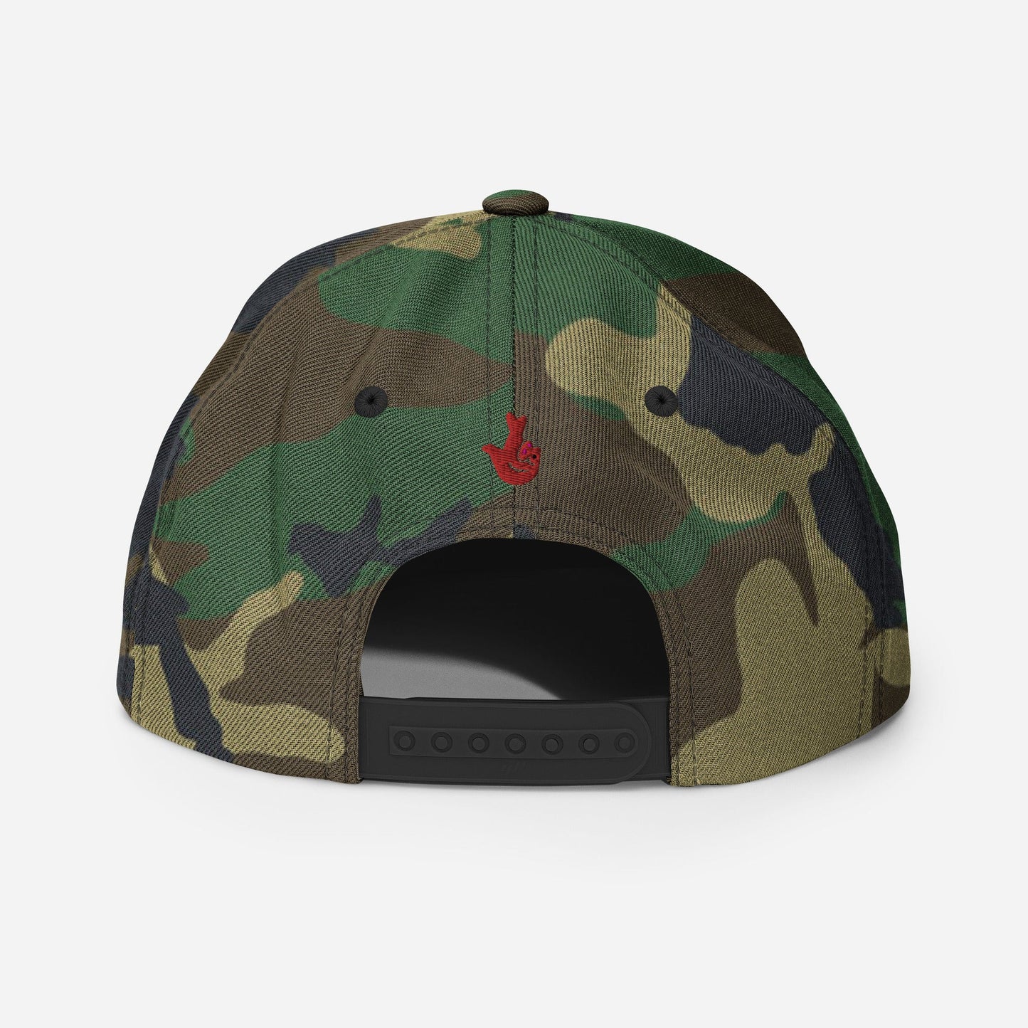 Camo LM Puff Print Snapback W/Hat Pin - SandBoxBullyShop
