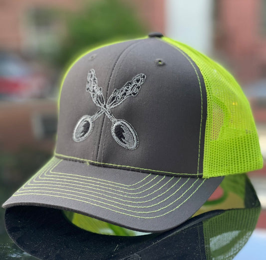 Flat Silverspoon Trucker Hats - SandBoxBullyShop