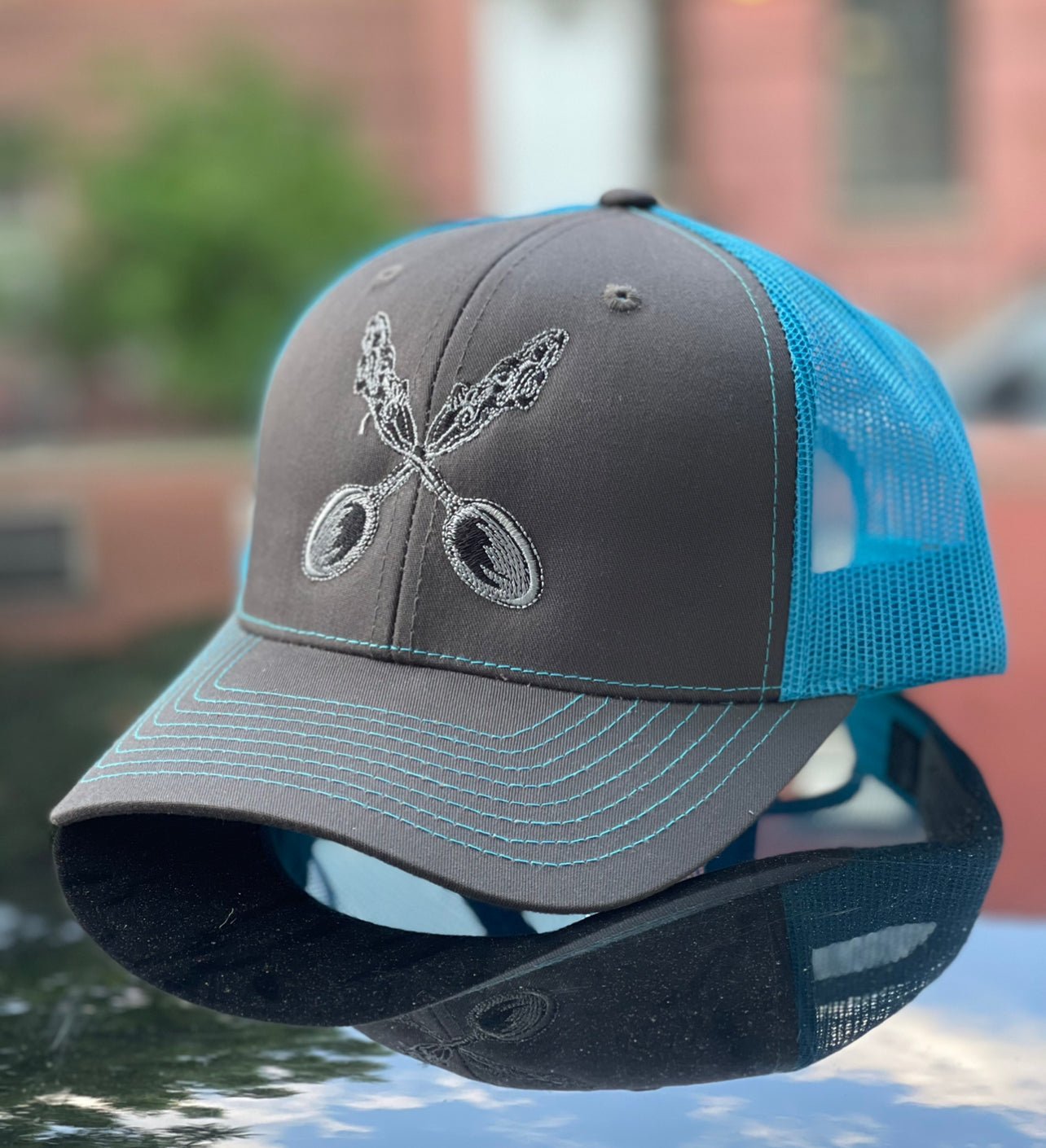 Flat Silverspoon Trucker Hats - SandBoxBullyShop