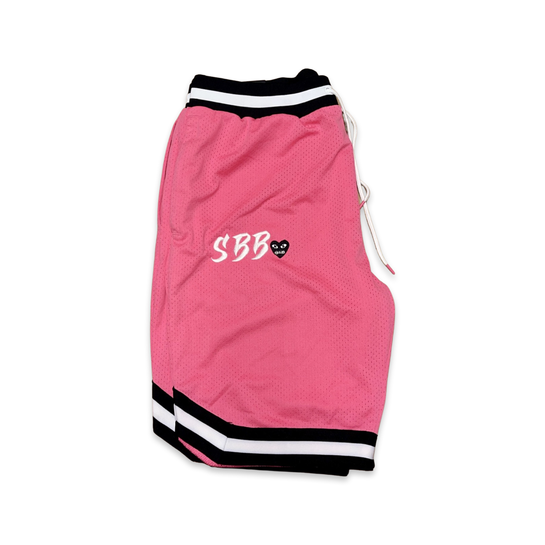 SBB Pink Mesh Shorts