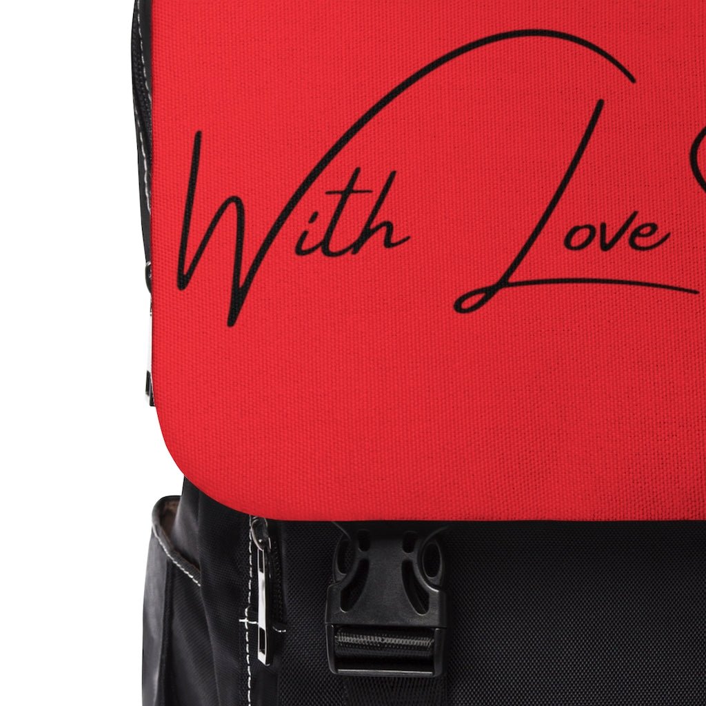 With Love Sincerely Backpack - SandBoxBullyShop