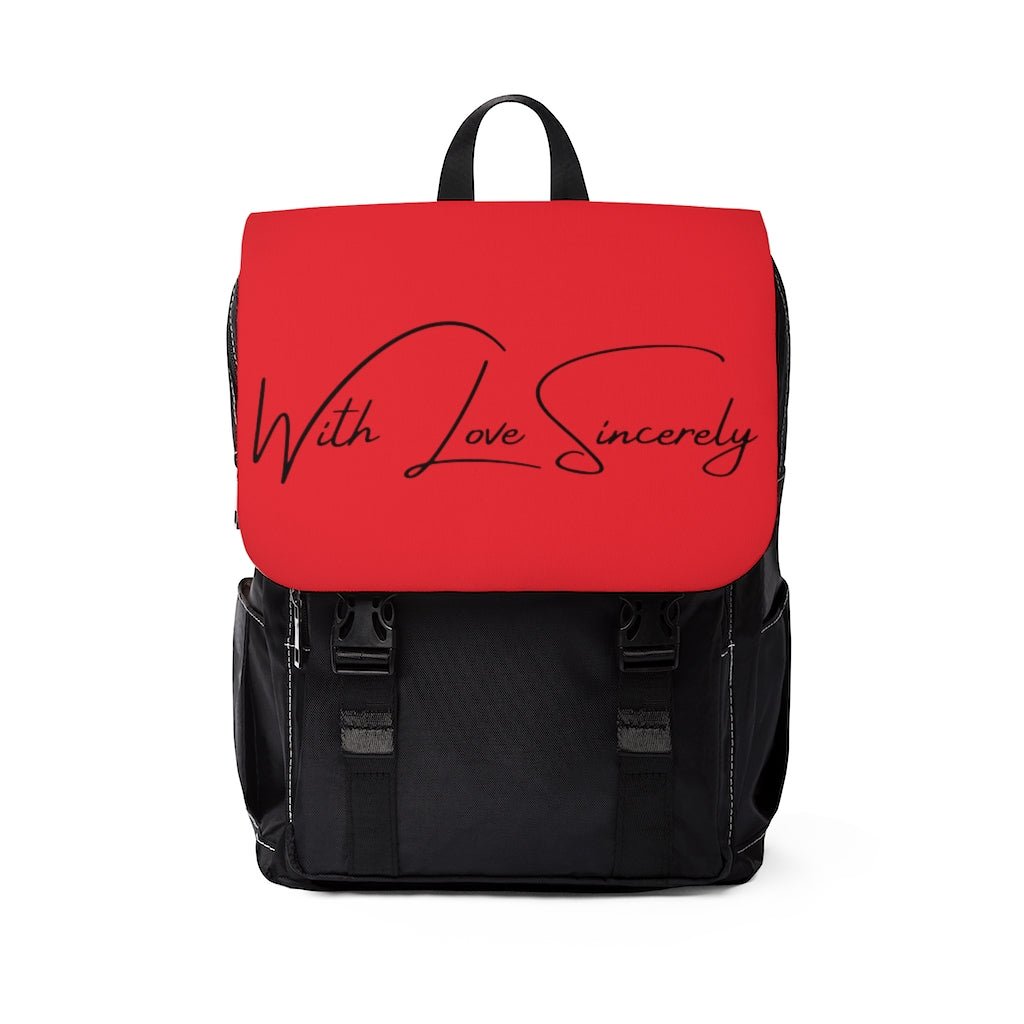 With Love Sincerely Backpack - SandBoxBullyShop